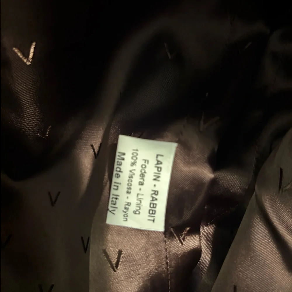 Valentino Brown Rabbit Jacket - Picture 5 of 6